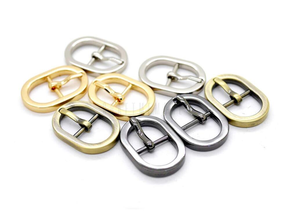 2274 Tiny Oval Center Bar Belt Buckle Single Prong Buckles Purse